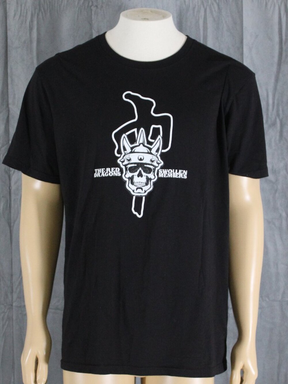 Skateboard Shirt - Red Dragon x Swollen Members - Men's Large